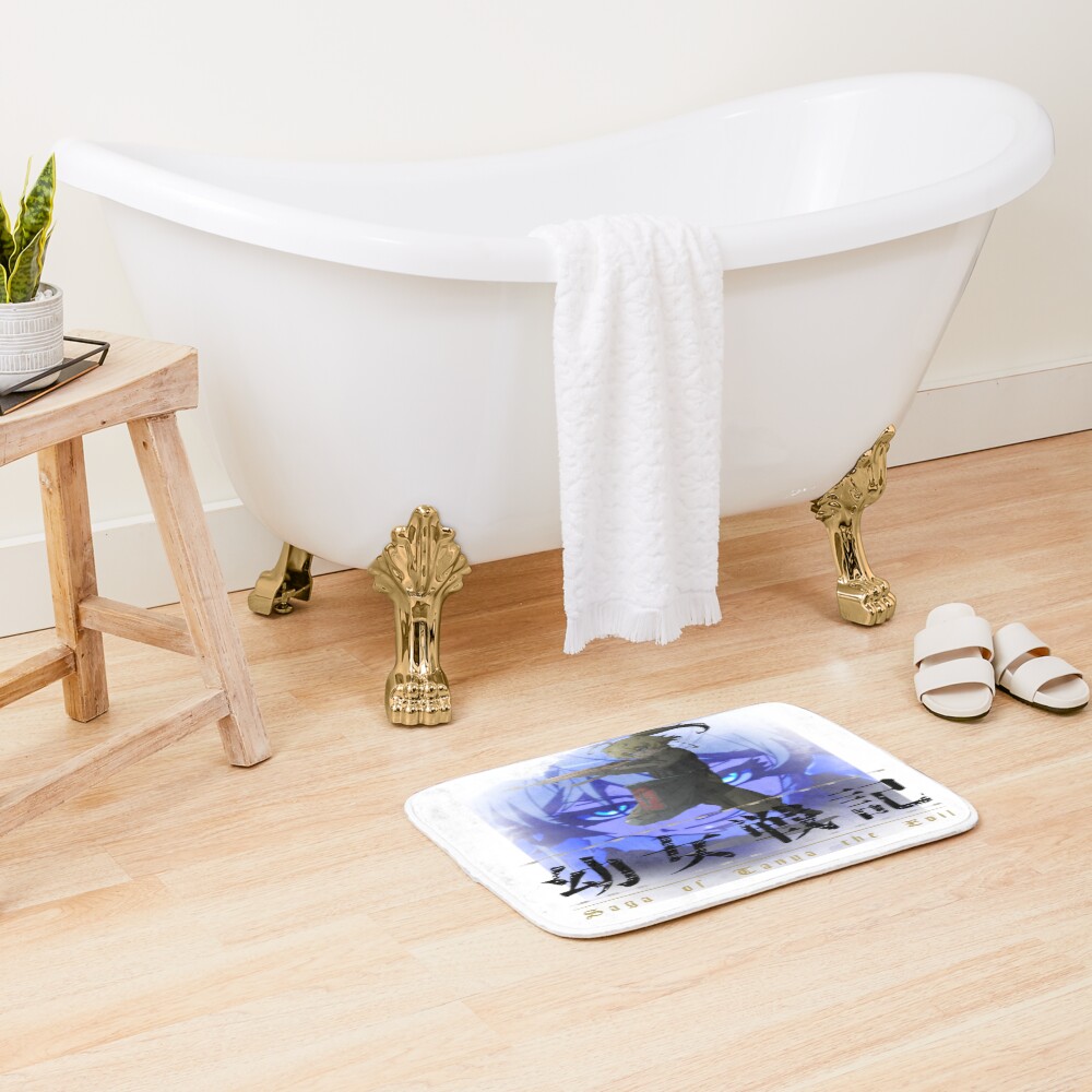 Saga Of Tanya The Evil Tanya Von Degurechaff Bath Mat - Image 2