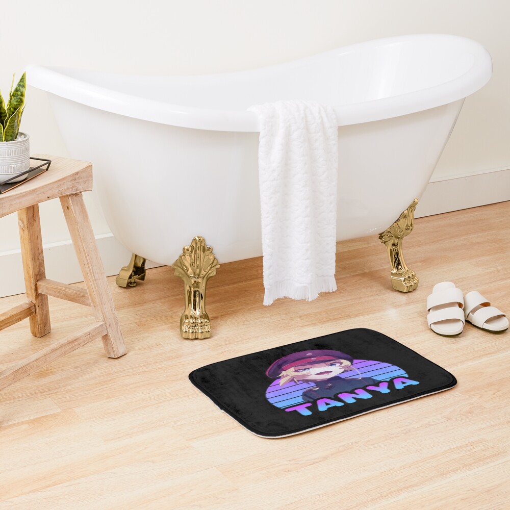 Tanya Von Degurechaff Youjo Senki Art Bath Mat - Image 2