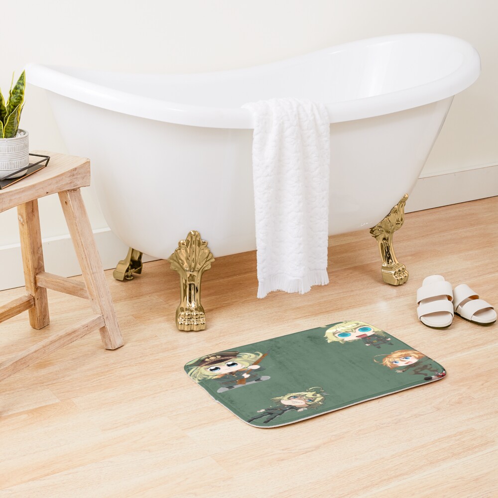 Tanya Degurechaff Chibi Pack Bath Mat - Image 2