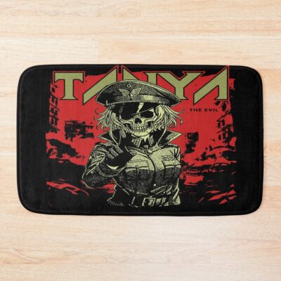 Saga Of Tanya The Evil Metal Warfare Bath Mat