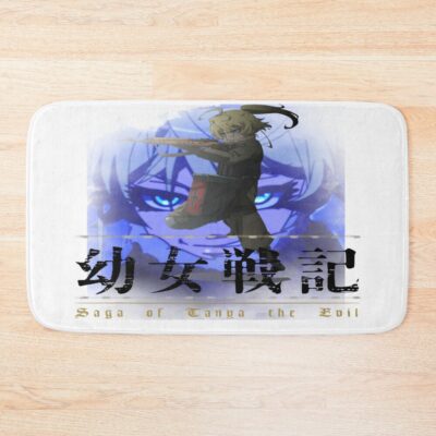 Saga Of Tanya The Evil Tanya Von Degurechaff Bath Mat