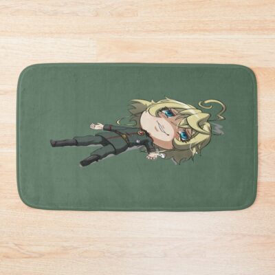 Tanya Degurechaff Chibi Playing Dead Bath Mat