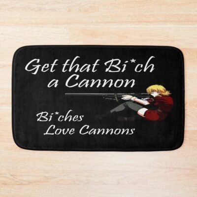 Tanya The Evil Hellsing Quote Bath Mat