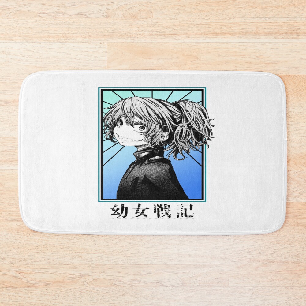 Tanya Von Degurechaff Youjo Senki Military Bath Mat