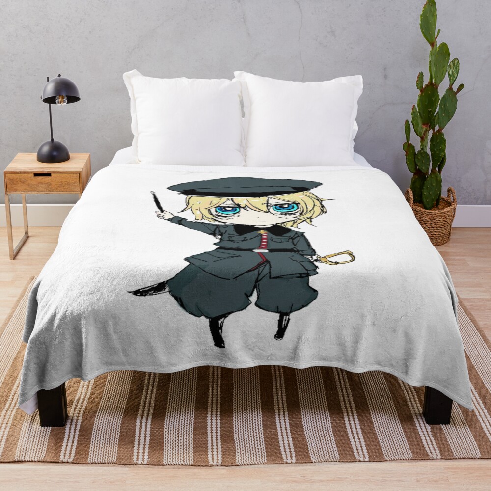 Chibi Tanya The Evil Throw Blanket