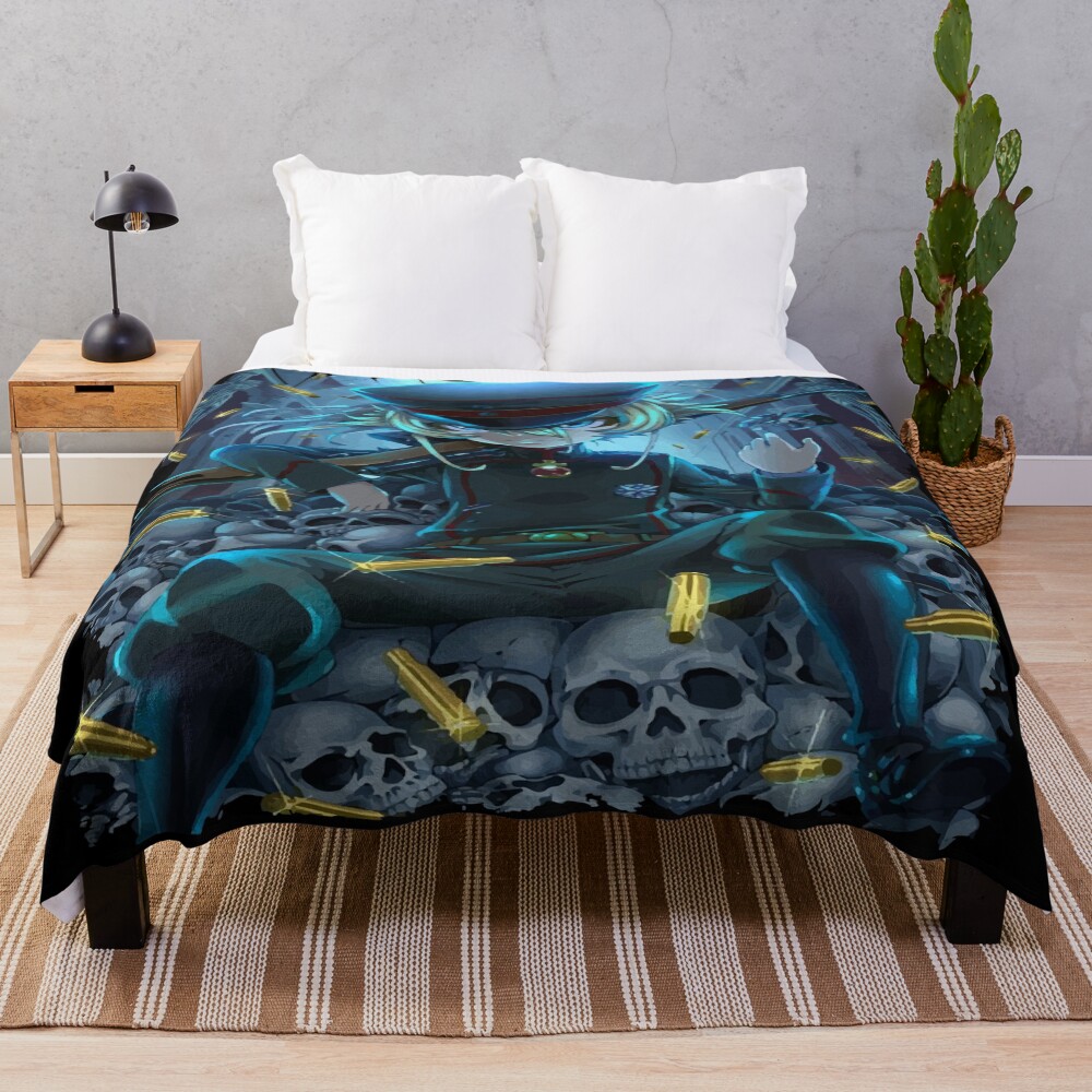 Tanya The Evil Character Throw Blanket