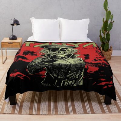 Saga Of Tanya The Evil Metal Warfare Throw Blanket