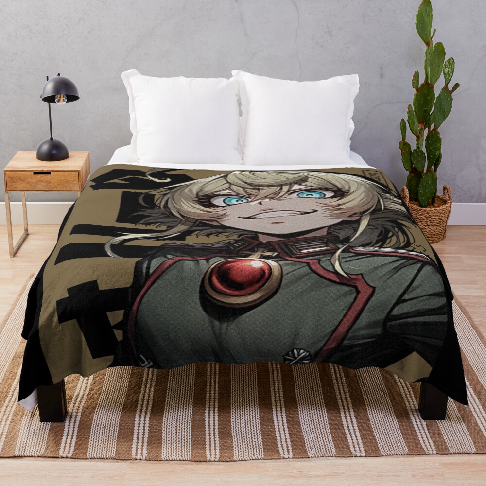Tanya Degurechaff Saga Of Tanya The Evil Throw Blanket