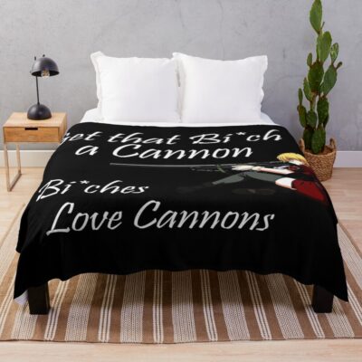 Tanya The Evil Hellsing Quote Throw Blanket