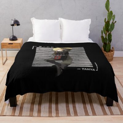 Tanya Von Degurechaff Youjo Senki Throw Blanket