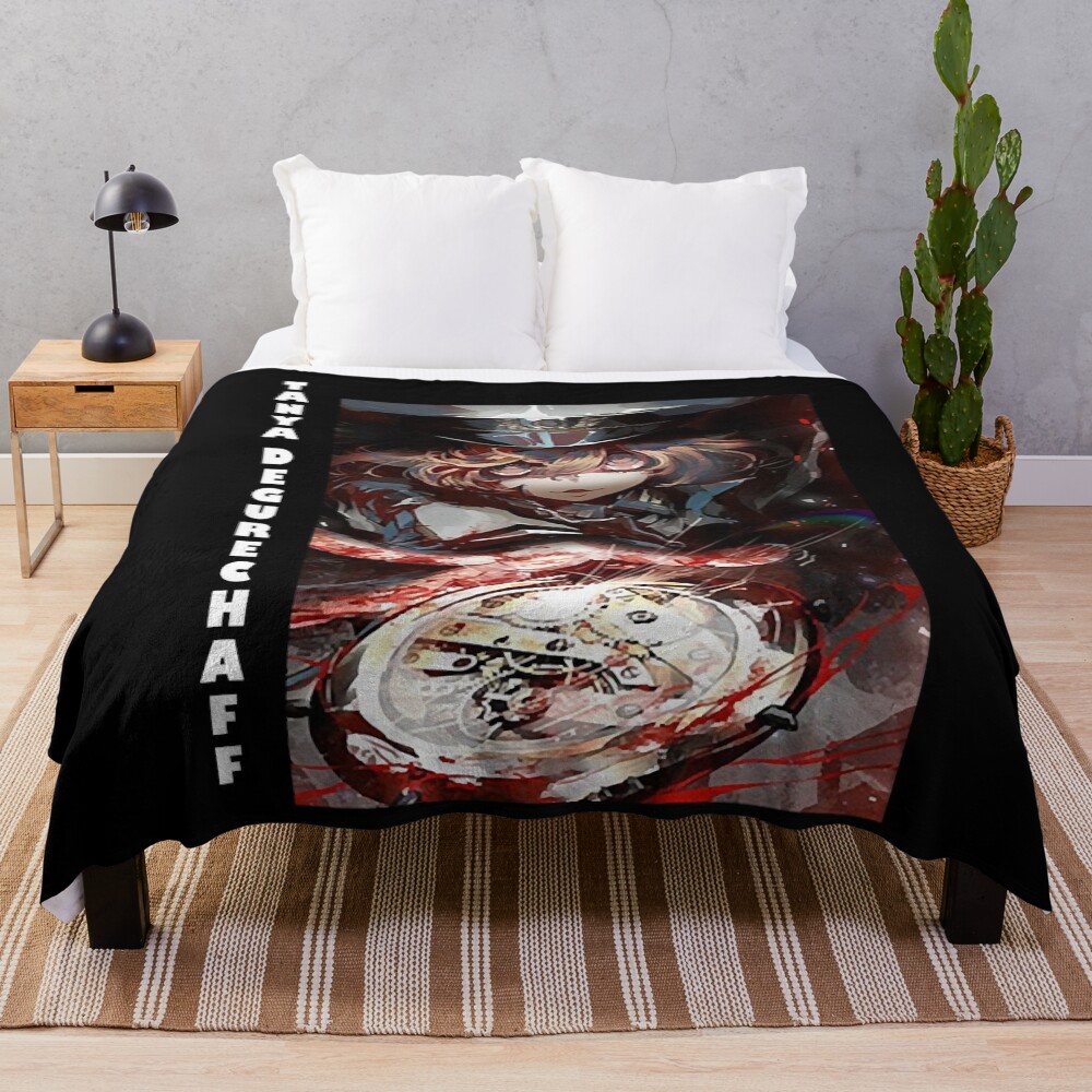 Tanya Von Degurechaff Military Throw Blanket
