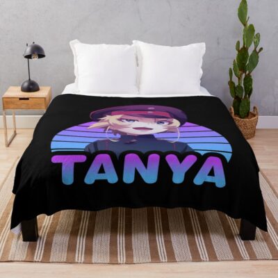Tanya Von Degurechaff Youjo Senki Art Throw Blanket