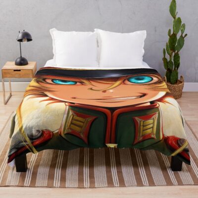 Tanya Degurechaff Unit 9 Throw Blanket