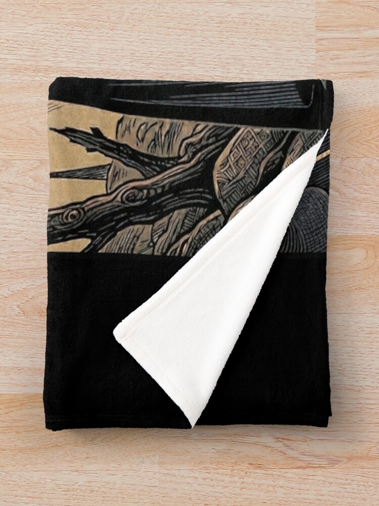 Vintage Tanya Degurechaff Anime Throw Blanket - Image 2