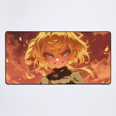 Tanya Degurechaff Battlefield Echo Mouse Pad