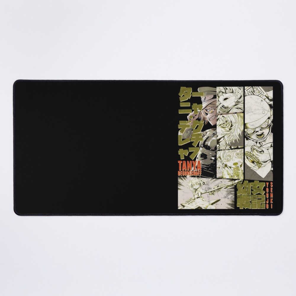 Saga Of Tanya The Evil Manga Design Mouse Pad