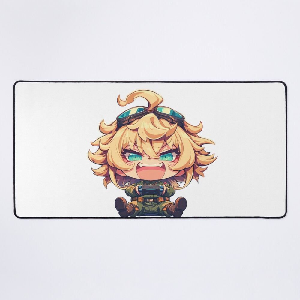 Chibi Tanya The Evil Gaming Squad Mouse Pad