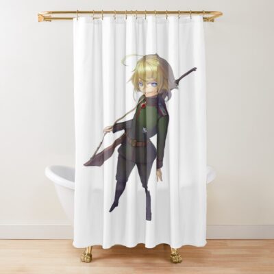 Tanya The Evil Tanya Von Degurechaff Tactical Fury Shower Curtain