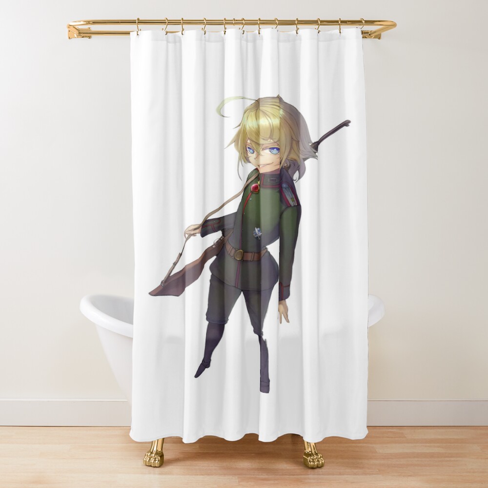 Tanya The Evil Tanya Von Degurechaff Tactical Fury Shower Curtain