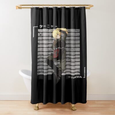 Tanya The Evil Tanya Von Degurechaff Imperial Mage Shower Curtain