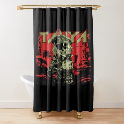 Tanya The Evil Tanya Metal Command Shower Curtain