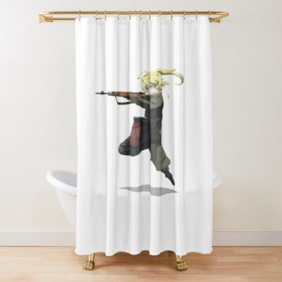 Tanya The Evil Tanya Von Degurechaff Anime Edition Shower Curtain
