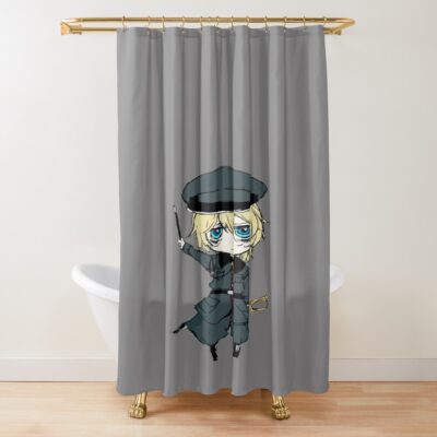 Tanya The Evil Chibi Tanya Tactical Squad Shower Curtain