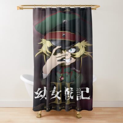 Tanya The Evil Tanya Season Ii Frontline Shower Curtain