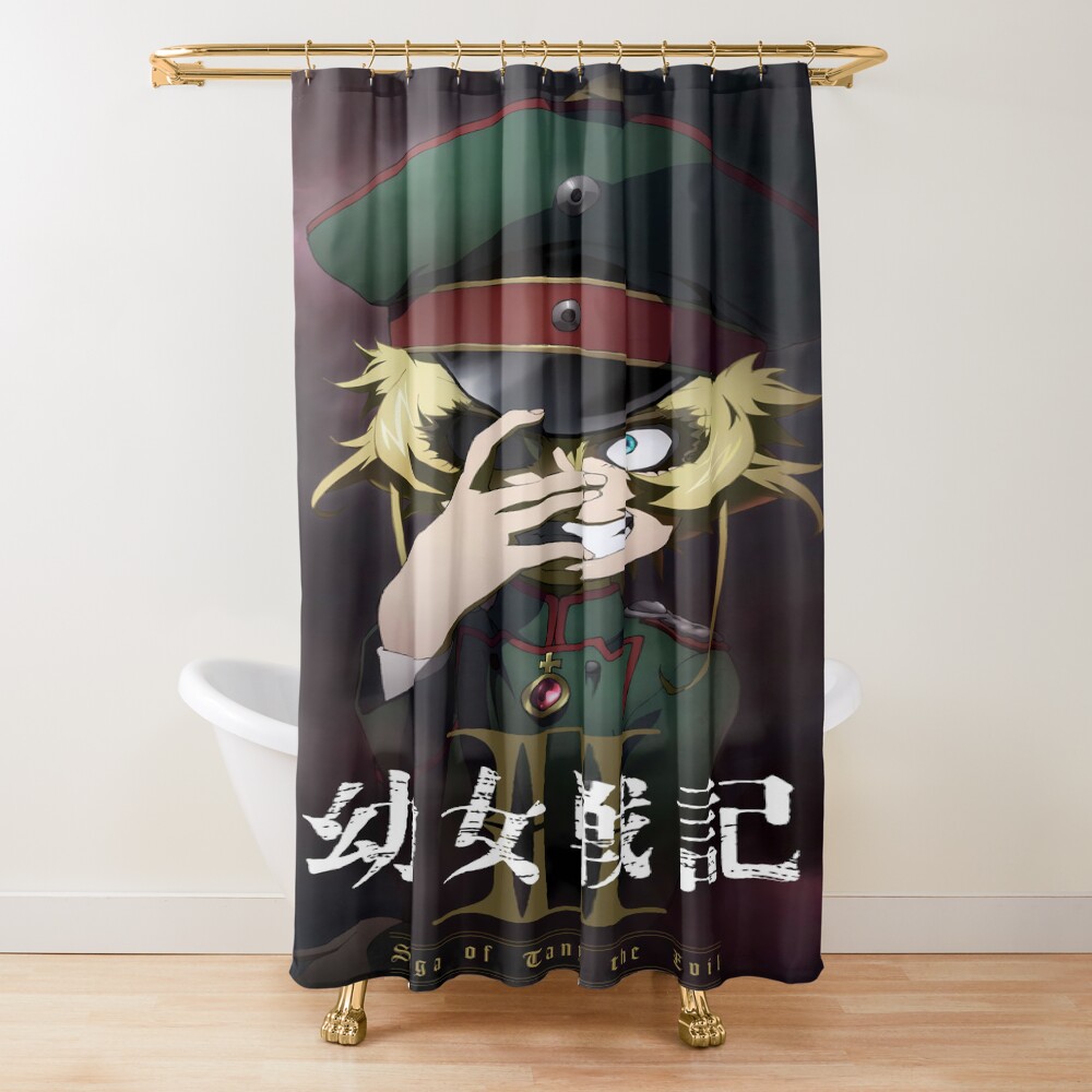 Tanya The Evil Tanya Season Ii Frontline Shower Curtain