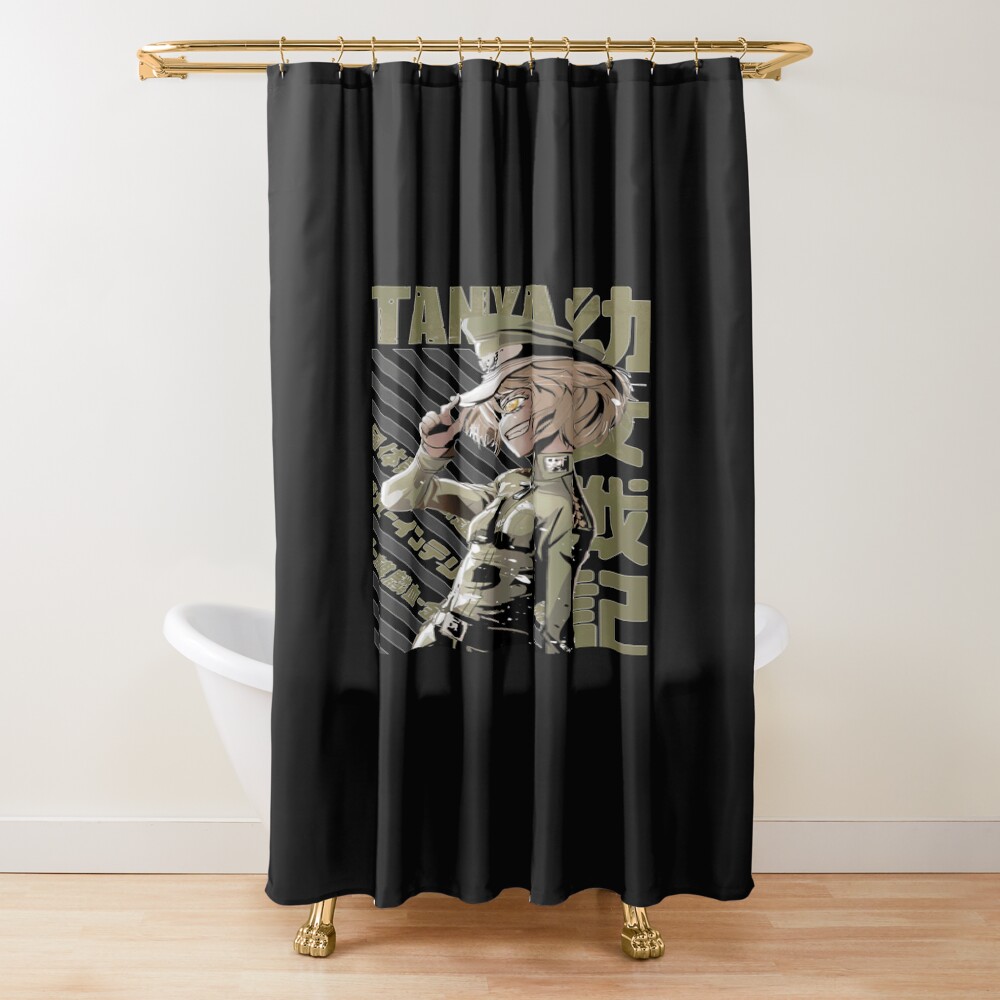 Tanya The Evil Tanya Degurechaff Essential Edition Shower Curtain