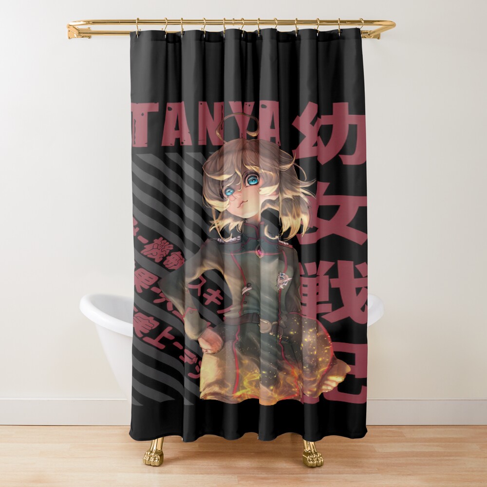 Tanya The Evil Tanya Imperial Frontline Shower Curtain