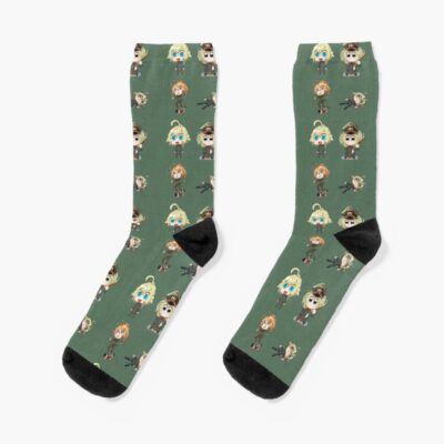 Tanya The Evil Tanya Degurechaff Chibi Pack Socks