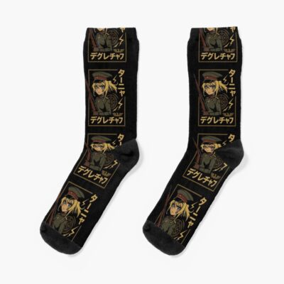 Tanya The Evil Tanya Degurechaff Infernal Battalion Socks