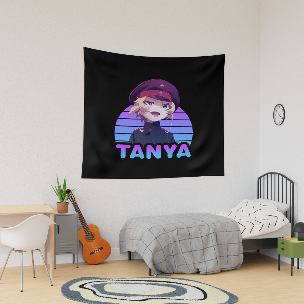 Tanya Von Degurechaff Youjo Senki Art Tapestry