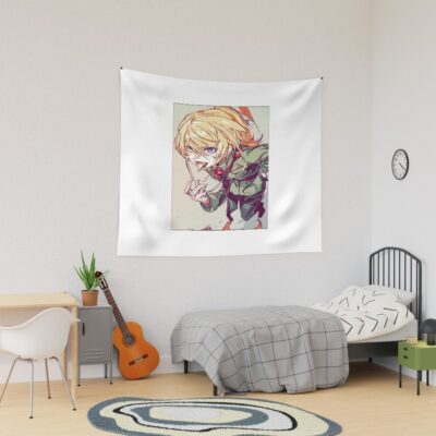 Saga Of Tanya The Evil Tanya Sketch Tapestry