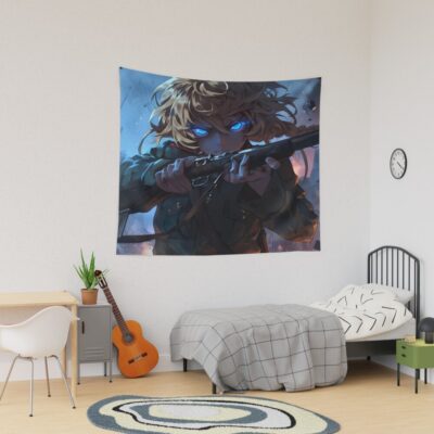 Tanya Degurechaff Military Anime Tapestry