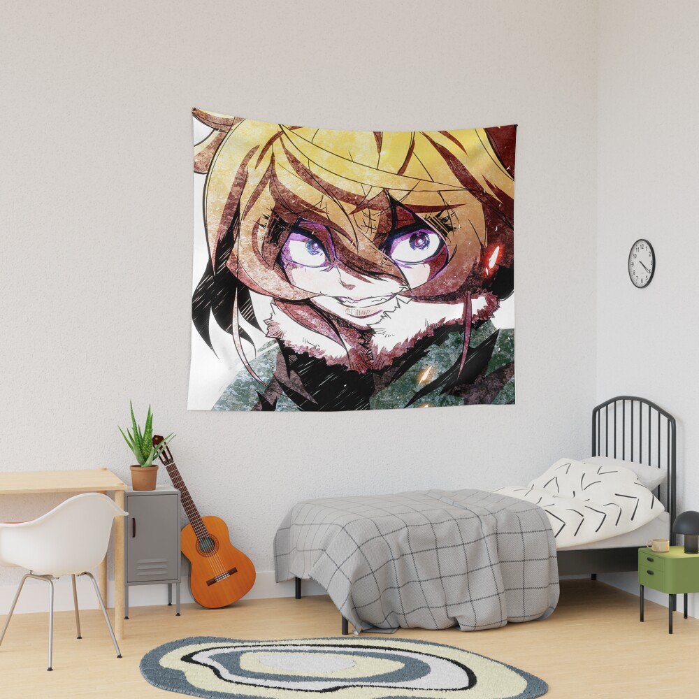Tanya The Evil Glare Tapestry