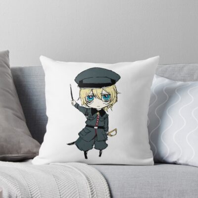 Chibi Tanya The Evil Throw Pillow