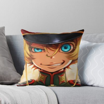 Tanya Degurechaff Unit 9 Throw Pillow
