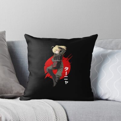 Tanya Von Degurechaff Saga Of Tanya The Evil Throw Pillow