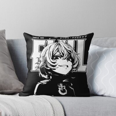 The Saga Of Tanya The Evil Anime Throw Pillow