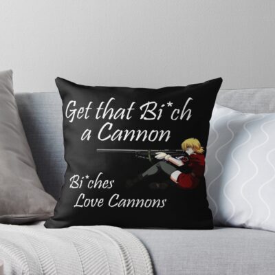 Tanya The Evil Hellsing Quote Throw Pillow