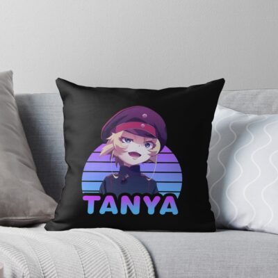 Tanya Von Degurechaff Youjo Senki Art Throw Pillow