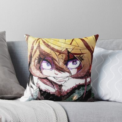 Tanya The Evil Glare Throw Pillow
